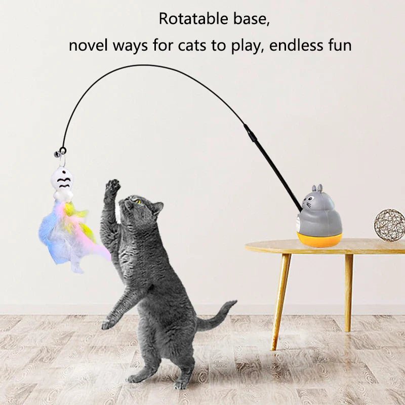 Jouet à Plumes pour Chats avec Clochette | Résistant - Mimidol