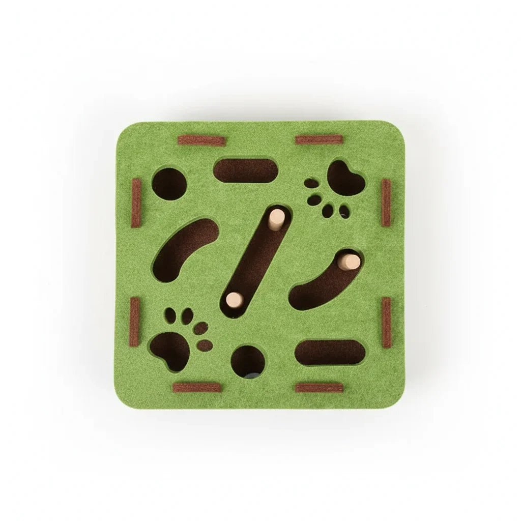 Jouet Puzzle pour Chats 3-en-1 | Griffoir Maisonnette - Mimidol