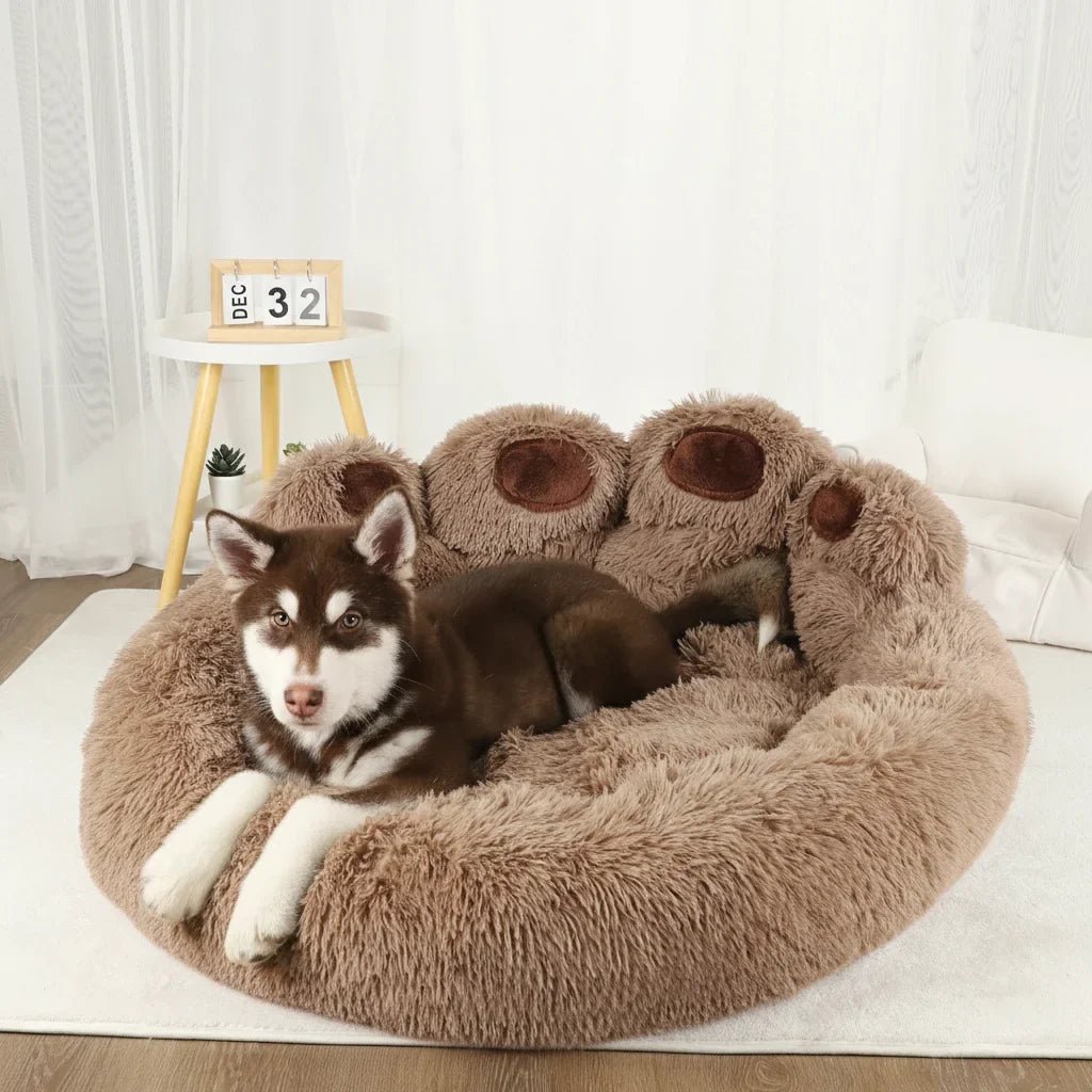 Lit Douillet pour Animaux - Confort et Style | Cocon d'hiver - Mimidol