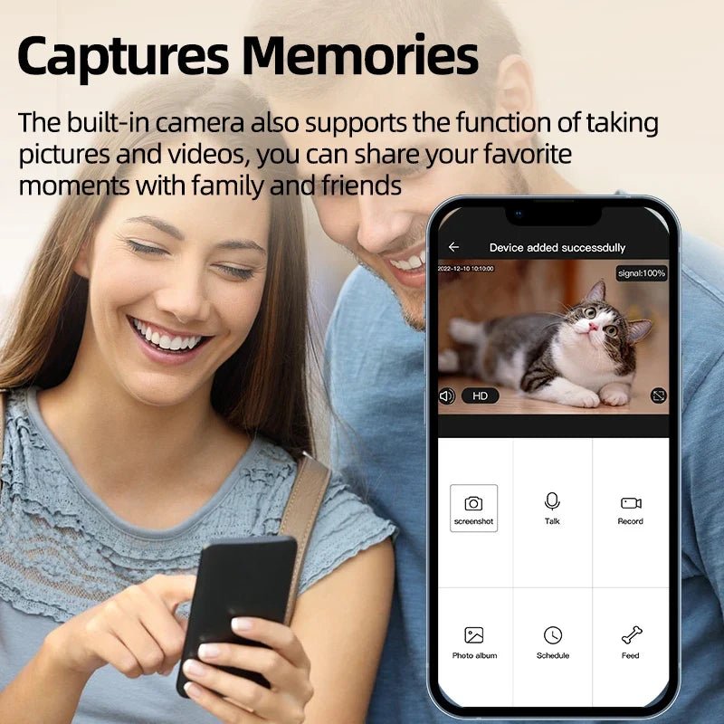 ROJECO Distributeur Automatique| Nourrissez vos animaux à distance! - Mimidol
