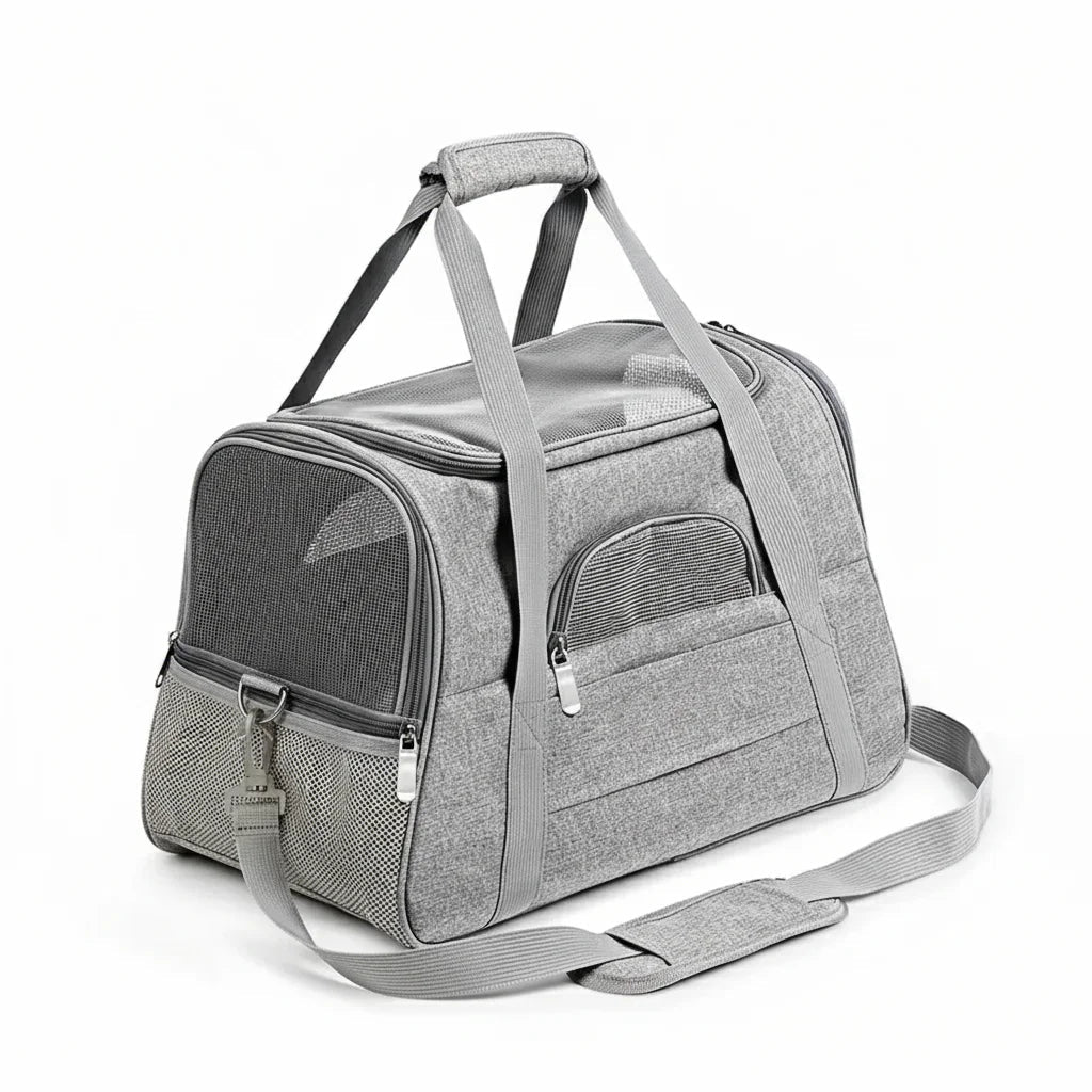 Transporteur Douillet pour Chats - Voyagez avec style et confort! - Mimidol