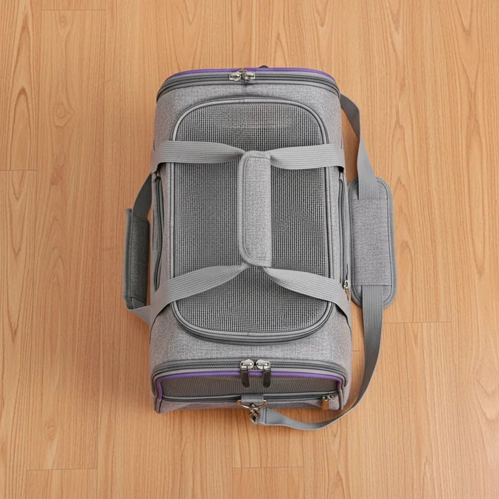 Transporteur Douillet pour Chats - Voyagez avec style et confort! - Mimidol